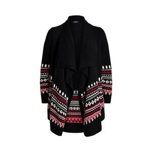 LAUREN by Ralph Lauren Fair Isle Cardigan - Size 3X